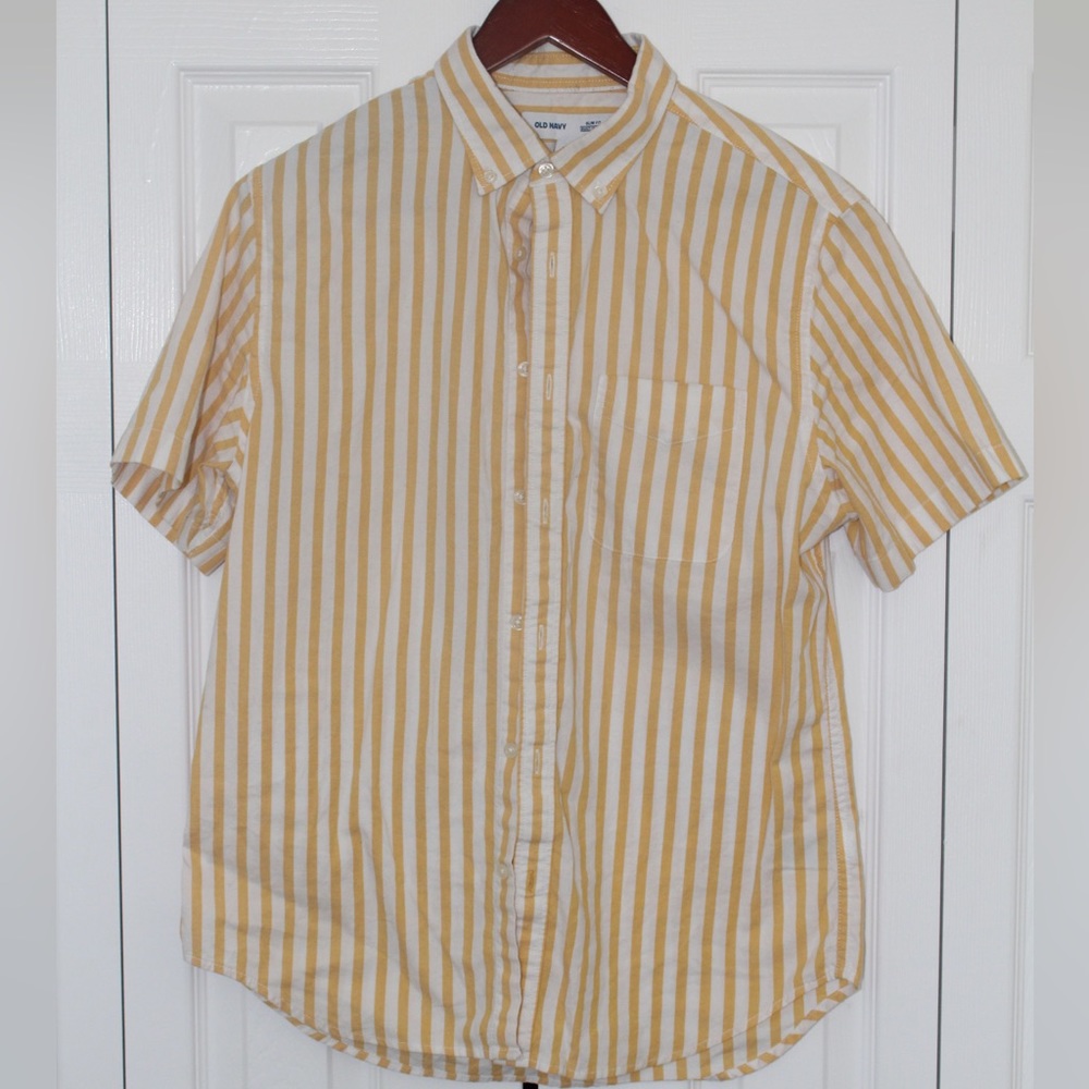 Old Navy striped buttondown shirt